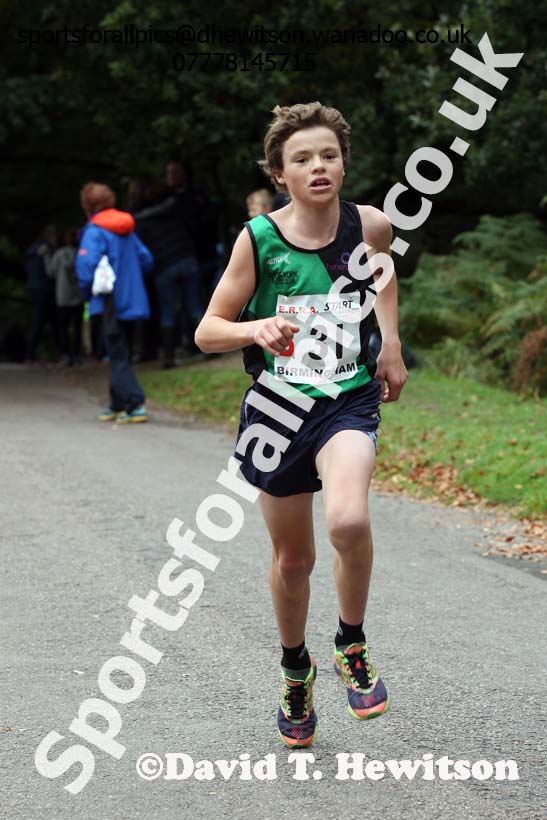 Boys under-15s ERRA Road Relays, Sutton Coldifield, Birmingham. Photo: David T. Hewitson/Sports for All Pics
